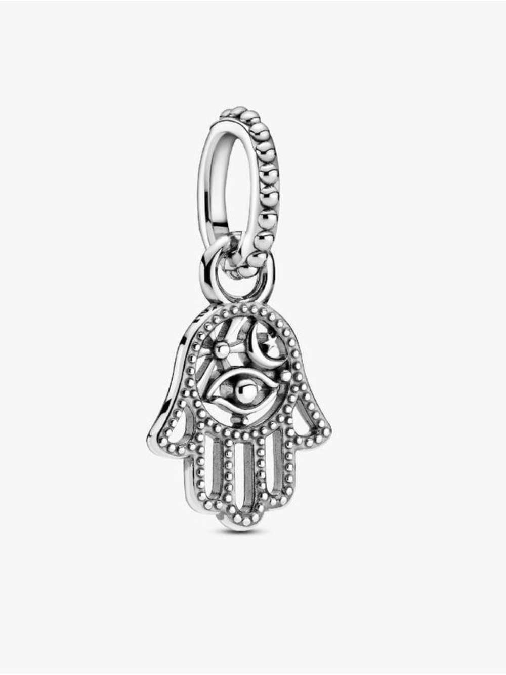 Pandora Sterling Silver Hamsa Hand Eye Charm Pendant